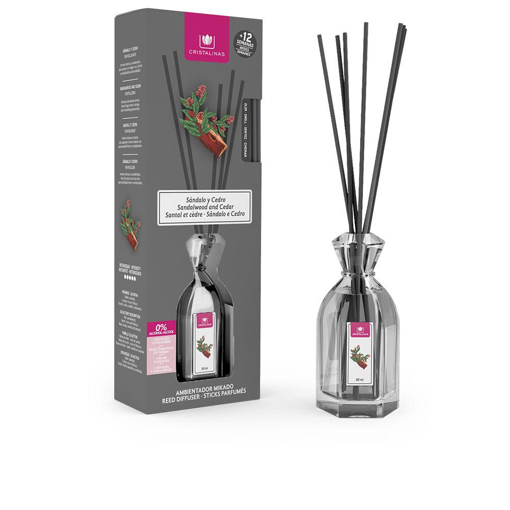 Cristalinas Mikado Cristalinas Air Freshener Sandalwood Cedar Long Lasting Freshness