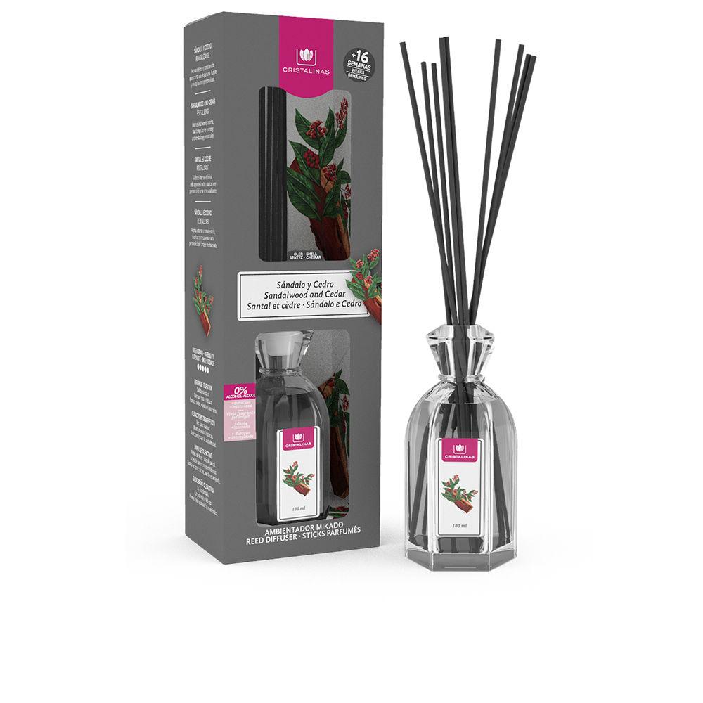 Cristalinas Mikado Cristalinas Air Freshener Sandalwood Cedar Long Lasting Freshness