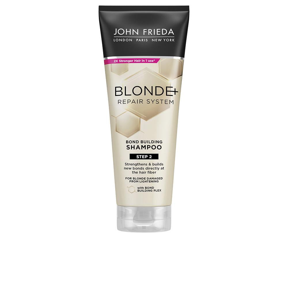 John Frieda Blonde+ Repair System Repair Shampoo For Blonde Hair Stronger And Rebuilt Bonds