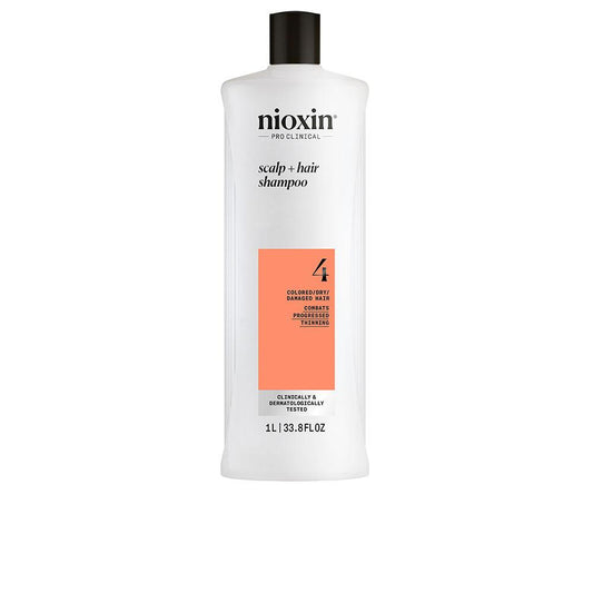 Nioxin 3D Care System Shampoo For Dyed And Damaged Hair Thicker Fuller Hair