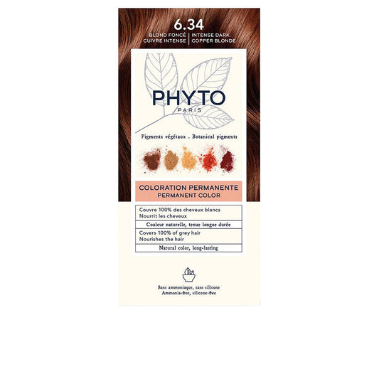 Phyto Phytocolor – cremă, 4 buc. – 6.34 Dark Copper Blonde 4 buc.