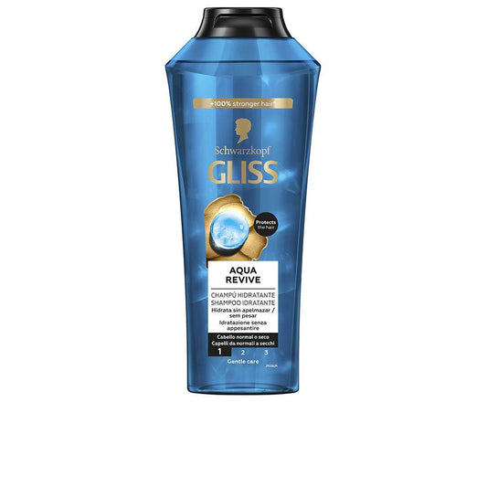 Schwarzkopf Mass Market Gliss Aqua Revive – șampon, 400 ml