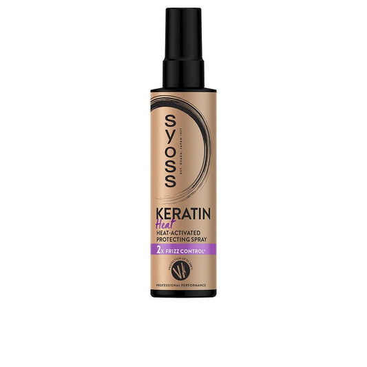 Syoss Keratin Heat Protection Hair Spray Enhanced Frizz Control