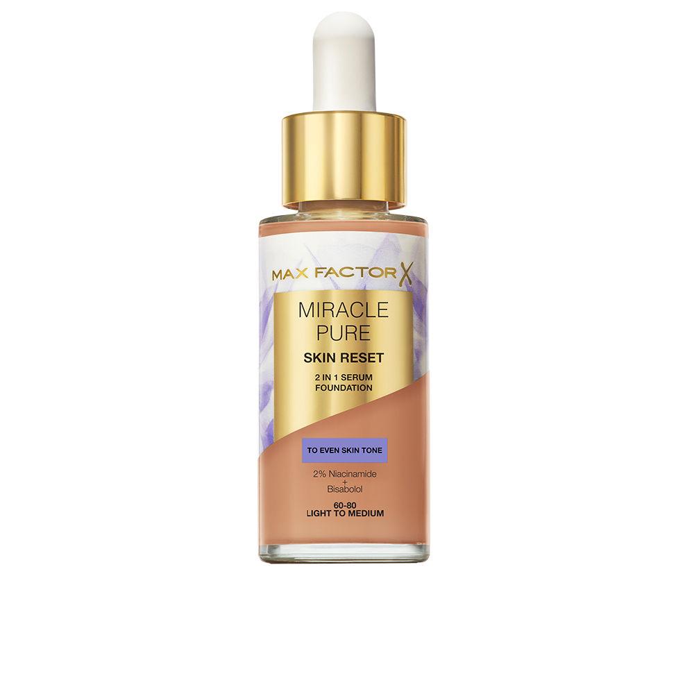 Max Factor Miracle Pure – fond de ten, 30 ml – 60 - 80-Light to Medium 30 ml