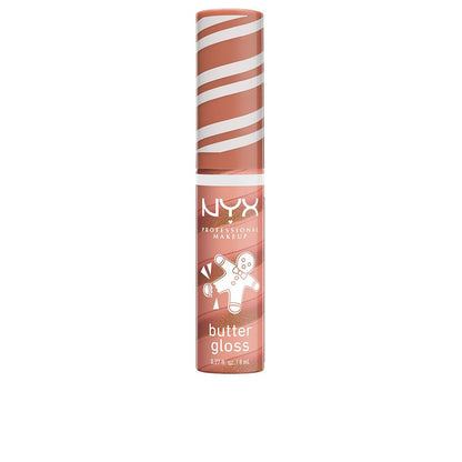 Nyx Professional Make Up Home Alone Lip Gloss Butter Hot Cocoa Swirl Soft Moisturized Vibrant Lips