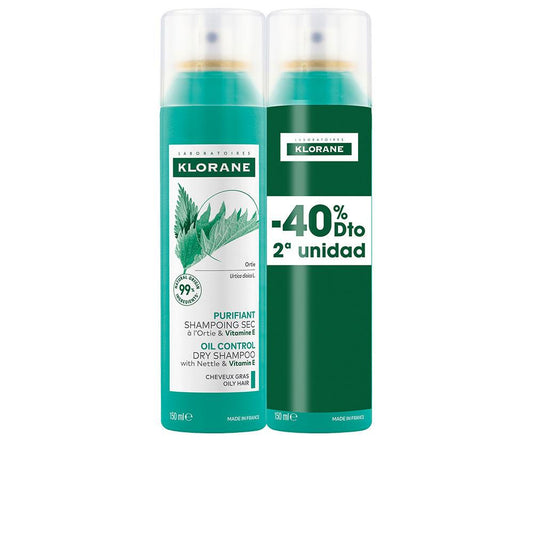 Klorane Ortie Dioïque Dry Shampoo For Oily Hair Oil Control 48 Hours