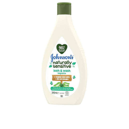 Johnson's Baby Baby Bio Naturally Sensitive Aloe Vera Bath Gel Gentle Hypoallergenic Care