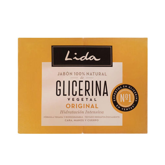 Lida Jabón 100% Natural Glycerin Soap Deep Natural Hydration