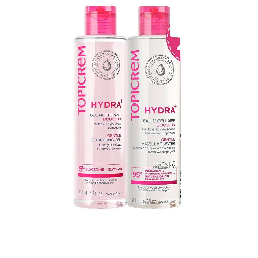 Topicrem Hydra+ Facial Cleansing Set Cleanses And Removes Makeup