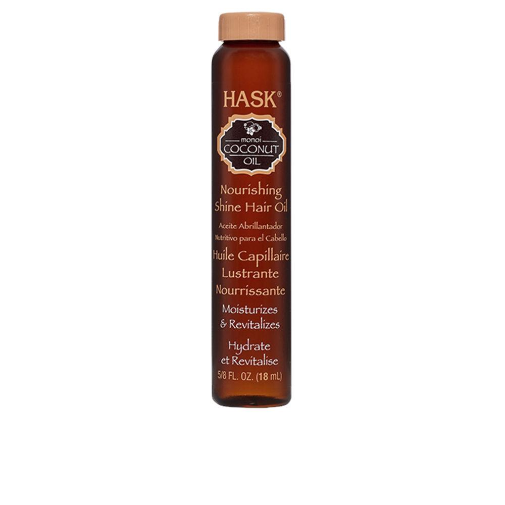 Hask Monoi Coconut Oil Nourishing Hair Oil Silky Shiny Healthy Hair