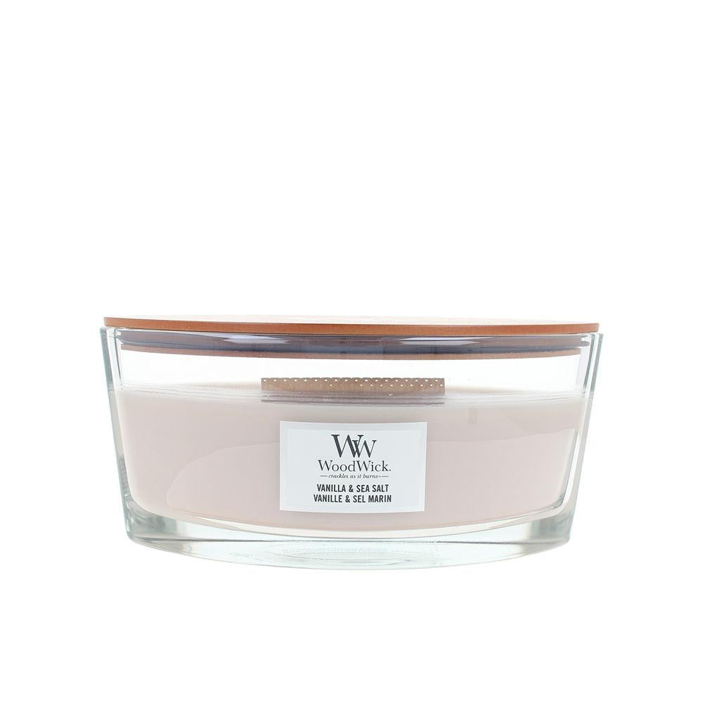 Woodwick Vela – lumânare, 453,6 g – Vanilla &