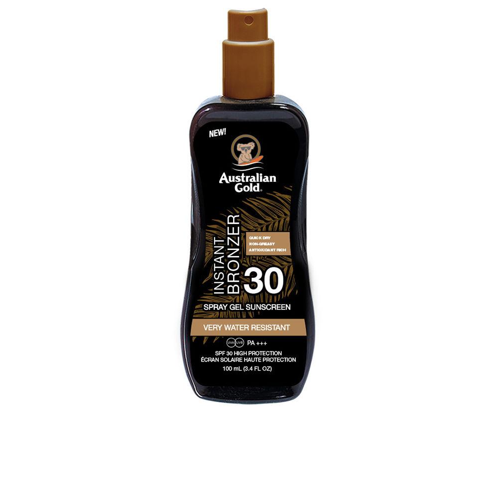 Australian Gold Sunscreen Spray Gel SPF30 With Instant Bronzer Ultimate UV Protection