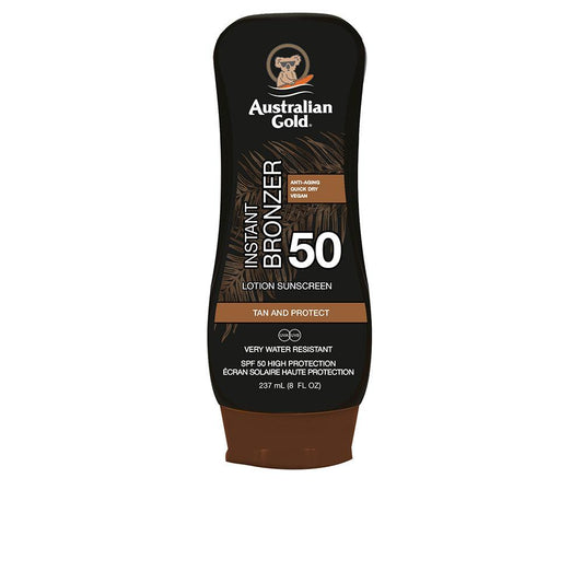 Australian Gold Sunscreen Lotion With Bronzer Waterproof Sun Defense