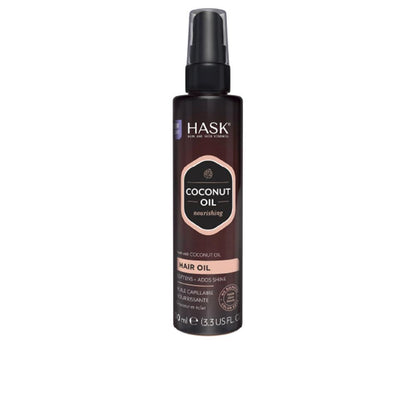 Hask Monoi Coconut Oil Nourishing Hair Oil Silky Shiny Healthy Hair
