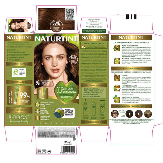 Naturtint Coloración – vopsea de păr, 170 ml – 5Wb-Radiant Copper Brown 170 ml