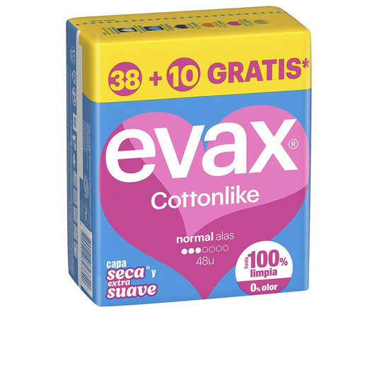 Evax Cottonlike – absorbante, 48 buc.