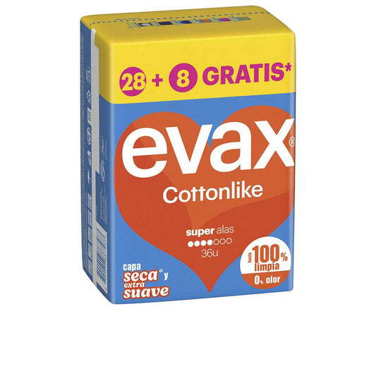 Evax Cottonlike – absorbante, 36 buc.
