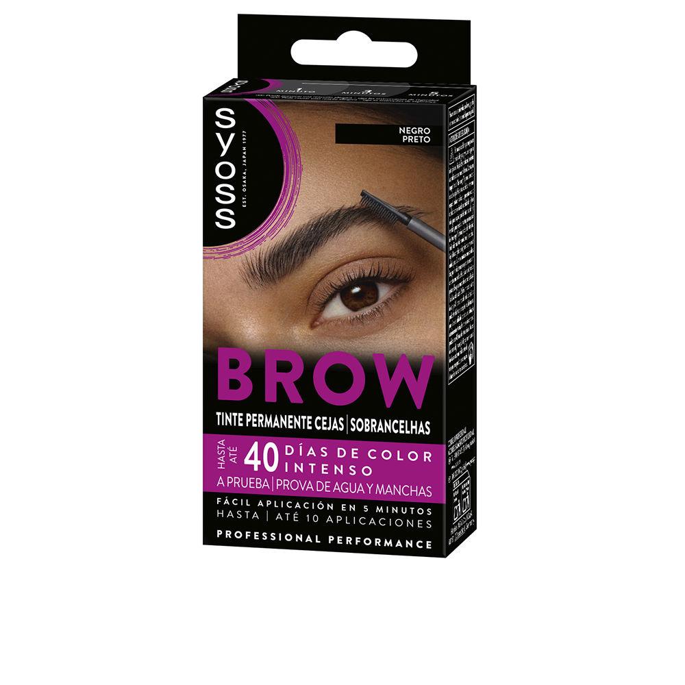 Syoss Brow Tint – vopsea de păr, 1 buc. – Black 1 buc.