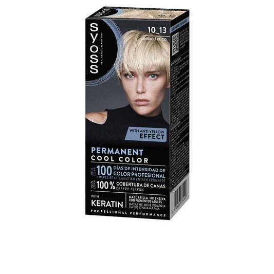 Syoss Permanent Cool Color – vopsea de păr, 1 buc. – 10.13-Rubio Ártico 1 buc.