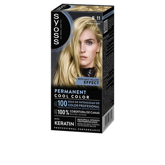 Syoss Permanent Color – vopsea de păr, 1 buc. – 8.11-Rubio Claro 1 buc.