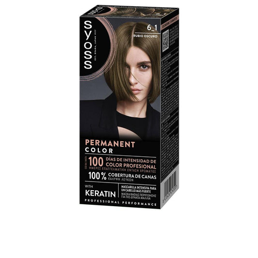 Syoss Permanent Color – vopsea de păr, 1 buc. – 6.1-Rubio Oscuro 1 buc.