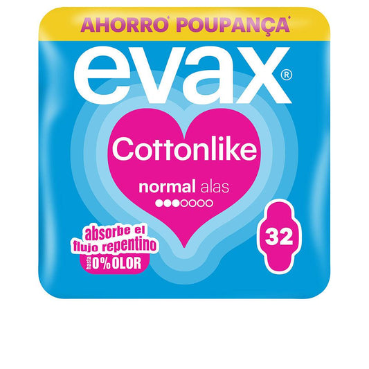 Evax Cottonlike – absorbante, 32 buc.