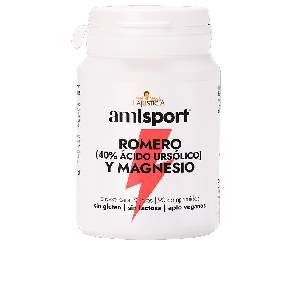 Amlsport Rosmarino (40% Acido Ursolico) E Magnesio – supliment alimentar, 90 comprimidos