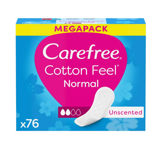 Carefree Cotton – protej-slip, 76 buc.