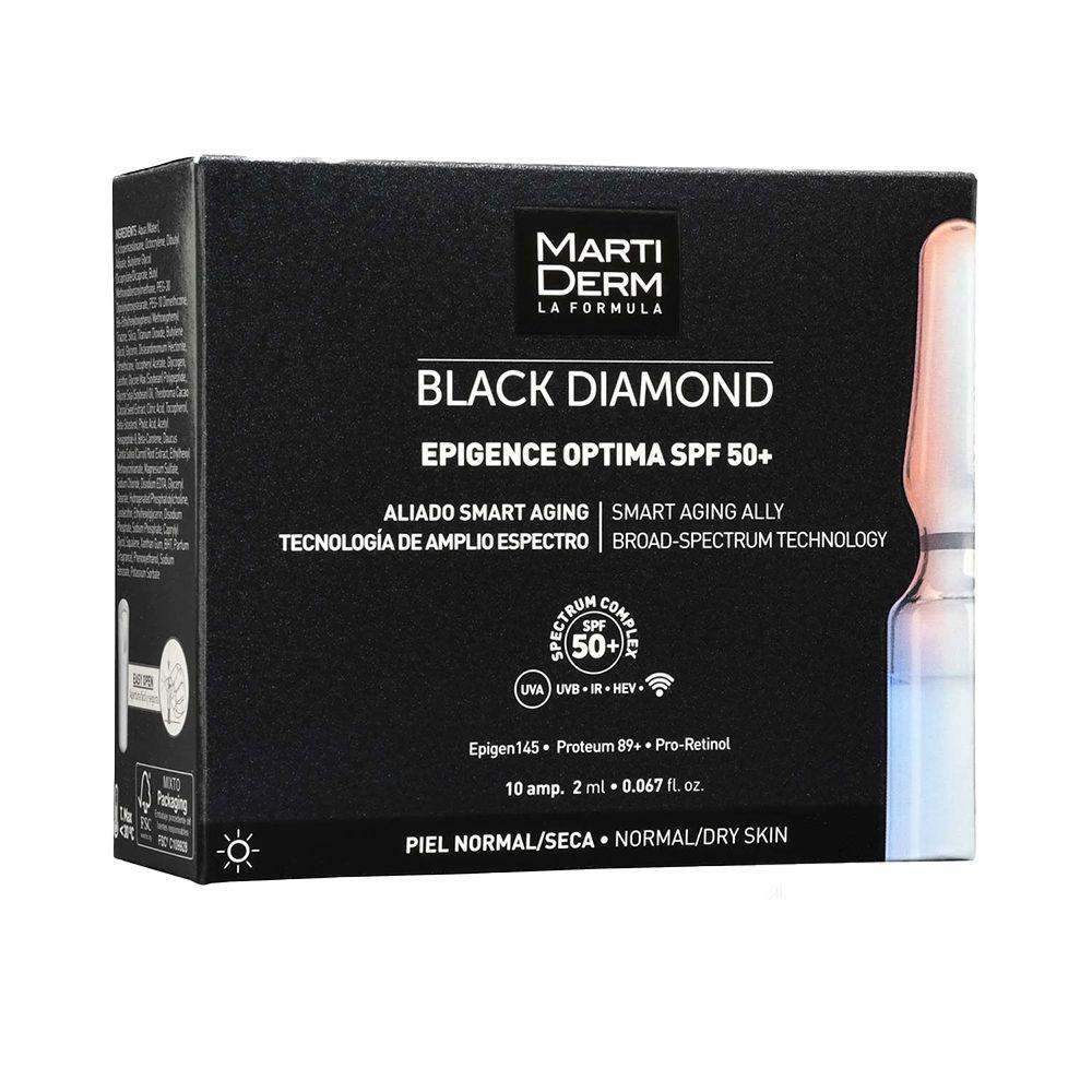 Martiderm Black Diamond Facial Ampoules Anti Aging Sun Shield
