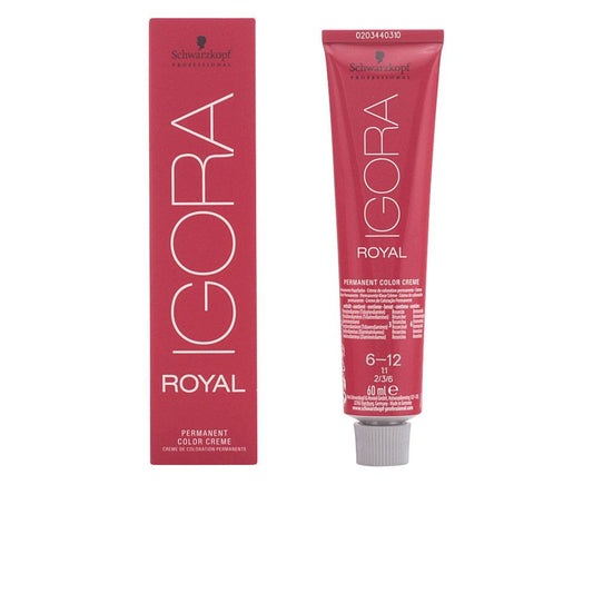 Schwarzkopf Igora Royal – vopsea permanentă pentru păr, 60 ml – 6-12