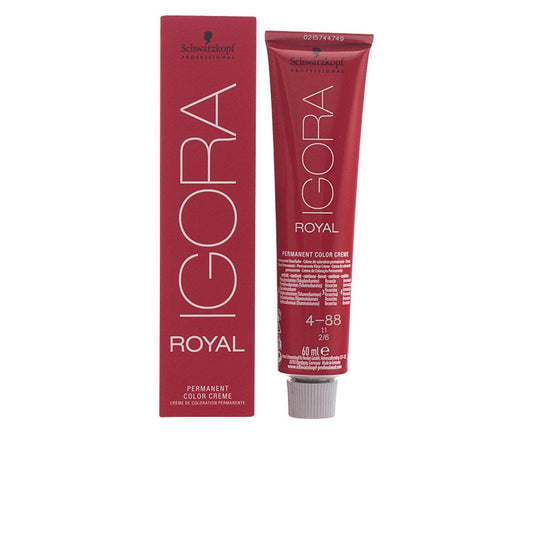 Schwarzkopf Igora Royal – vopsea permanentă pentru păr, 60 ml – 4-88