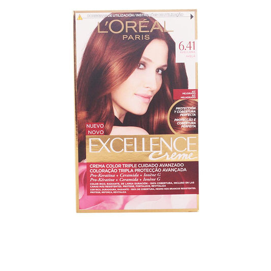 L'Oréal Paris Excellence – cremă, 192 ml – 6.41-hazelnut 192 ml