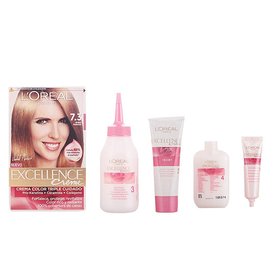 L'Oréal Paris Excellence – cremă, 192 ml – 7.3-golden blonde 192 ml