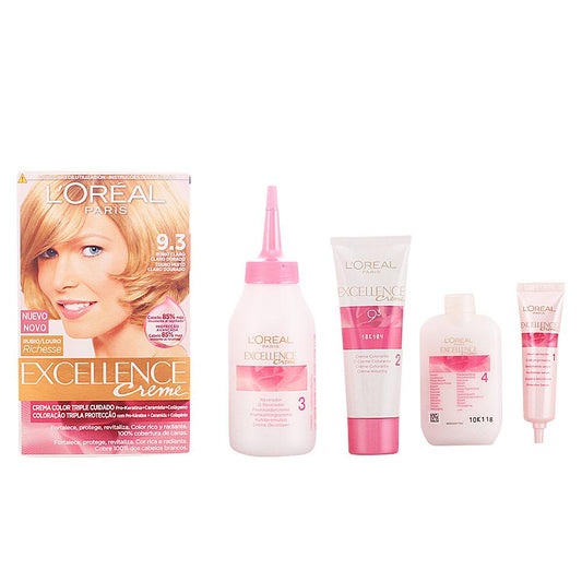 L'Oréal Paris Excellence – cremă, 192 ml – 9.3-light light golden blonde 192 ml