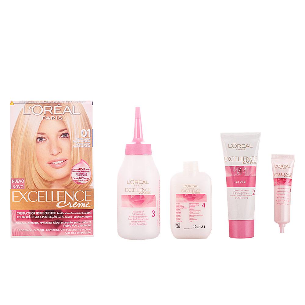 L'Oréal Paris Excellence – cremă, 192 ml – 01 natural ultra light blonde 192 ml