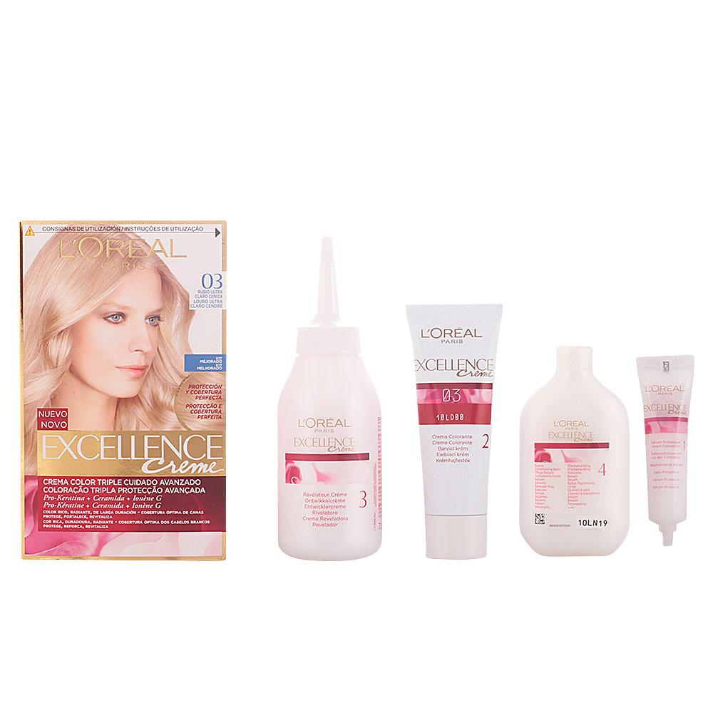 L'Oréal Paris Excellence – cremă, 192 ml – 03 ultra light ash blonde 192 ml