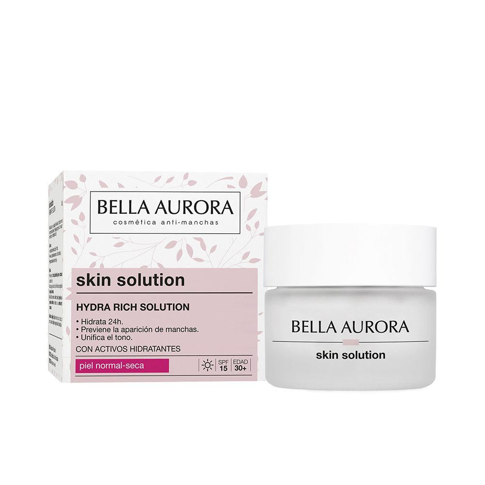 Bella Aurora Hydra Rich Solution Moisturizing Face Cream Anti Stain 24 Hour Deep Hydration