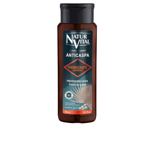 Natur Vital Champú Anticaída Anti Dandruff And Anti Hair Loss Shampoo Men Healthy And Resilient Hair