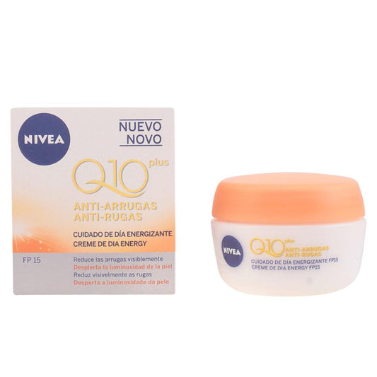 Nivea Q10+ Anti Wrinkle Day Cream Spf15 Radiant Skin All Day