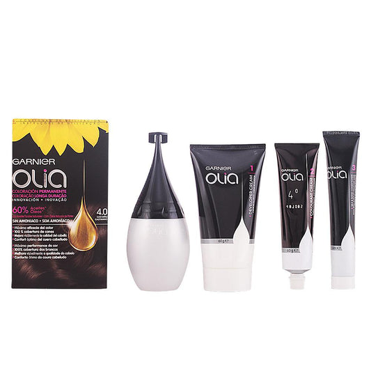 Garnier Olia – vopsea de păr, 1 buc. – 4.0-castaño 1 buc.