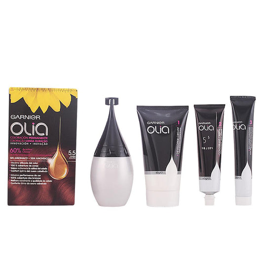 Garnier Olia – vopsea de păr, 1 buc. – 5.5-caoba 1 buc.