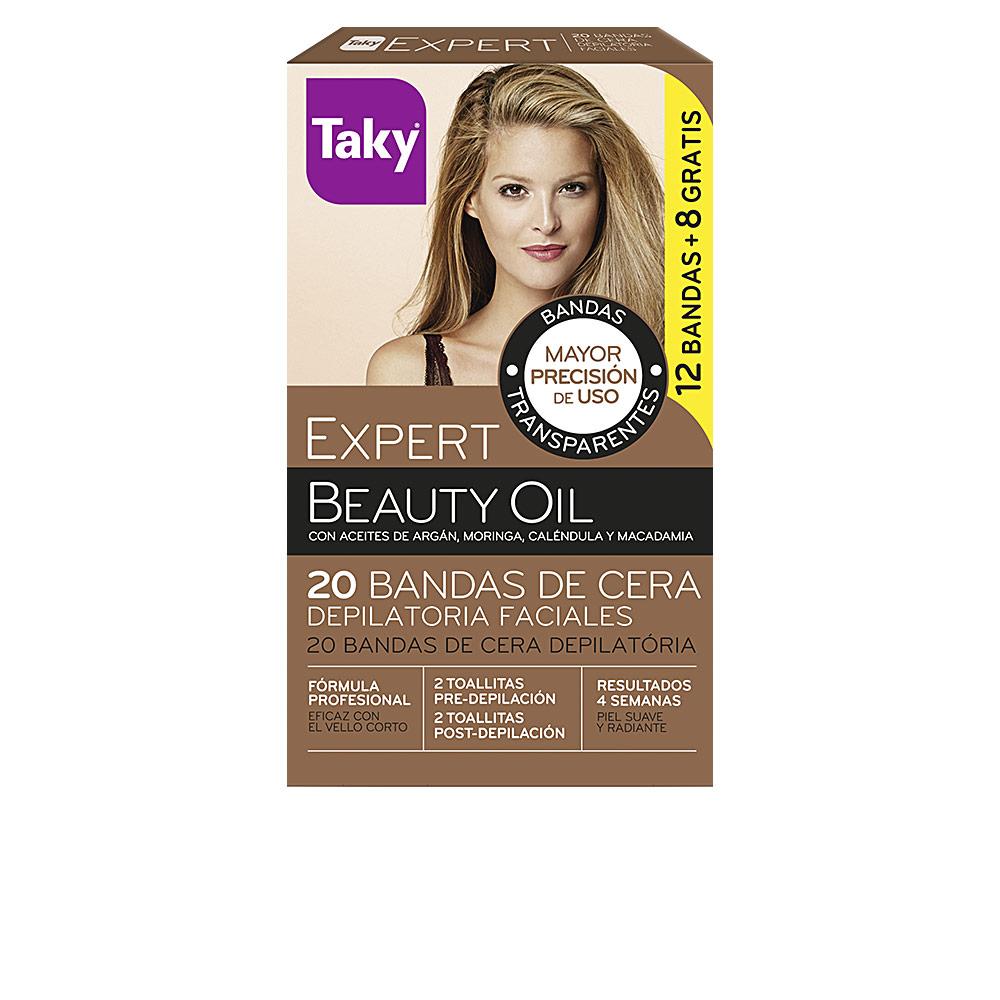 Taky Aceites Naturales Facial Wax Strips Smooth And Detoxified Skin