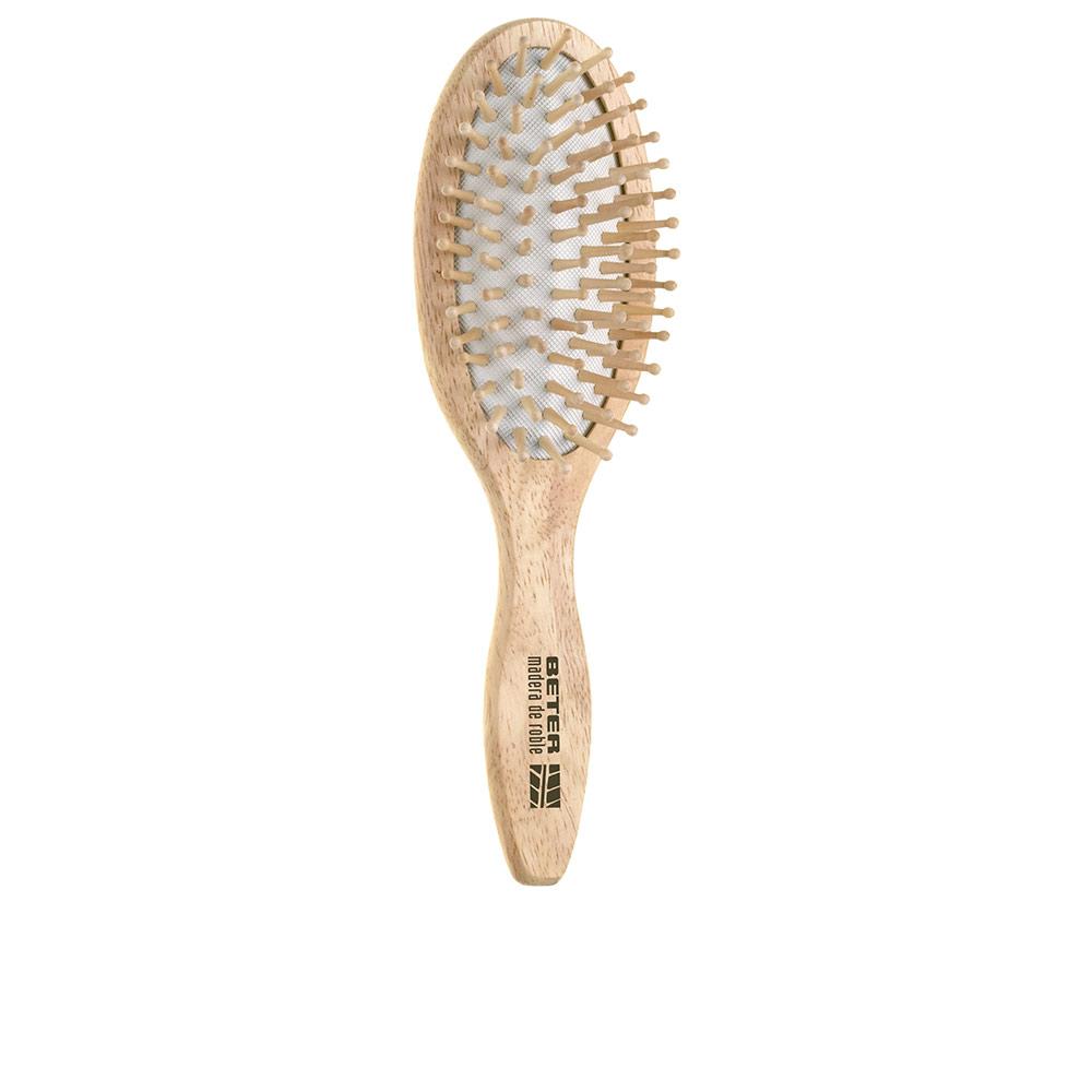 Beter Cepillo Neumático Hair Brush Wooden Bristles Soothing Massage