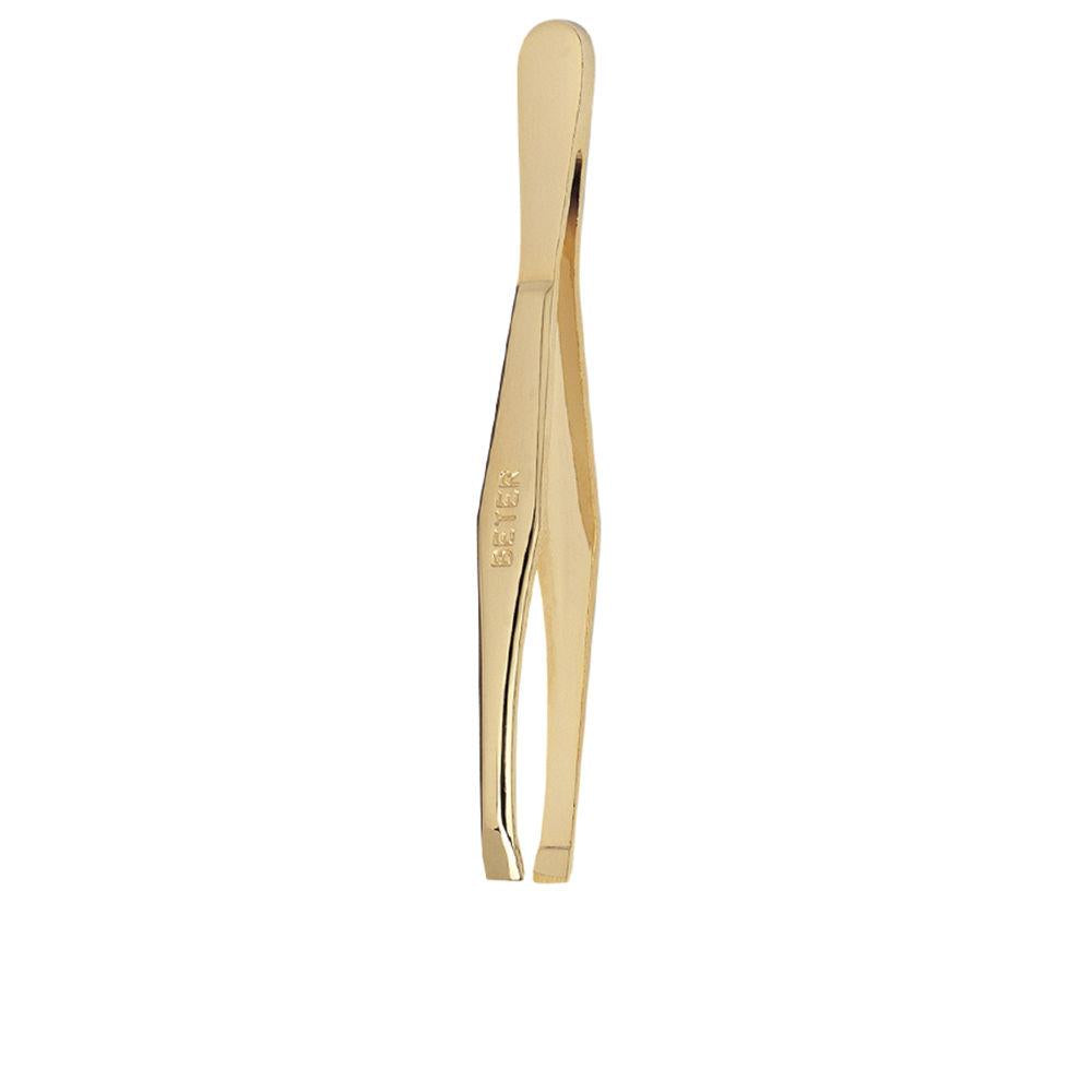 Beter Pinzas Depilar Golden Straight Tip Tweezers Precision Grip For Perfect Beauty
