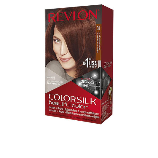 Revlon Mass Market Colorsilk – vopsea de păr, 1 buc. – 31-castaño oscuro cobrizo 1 buc.