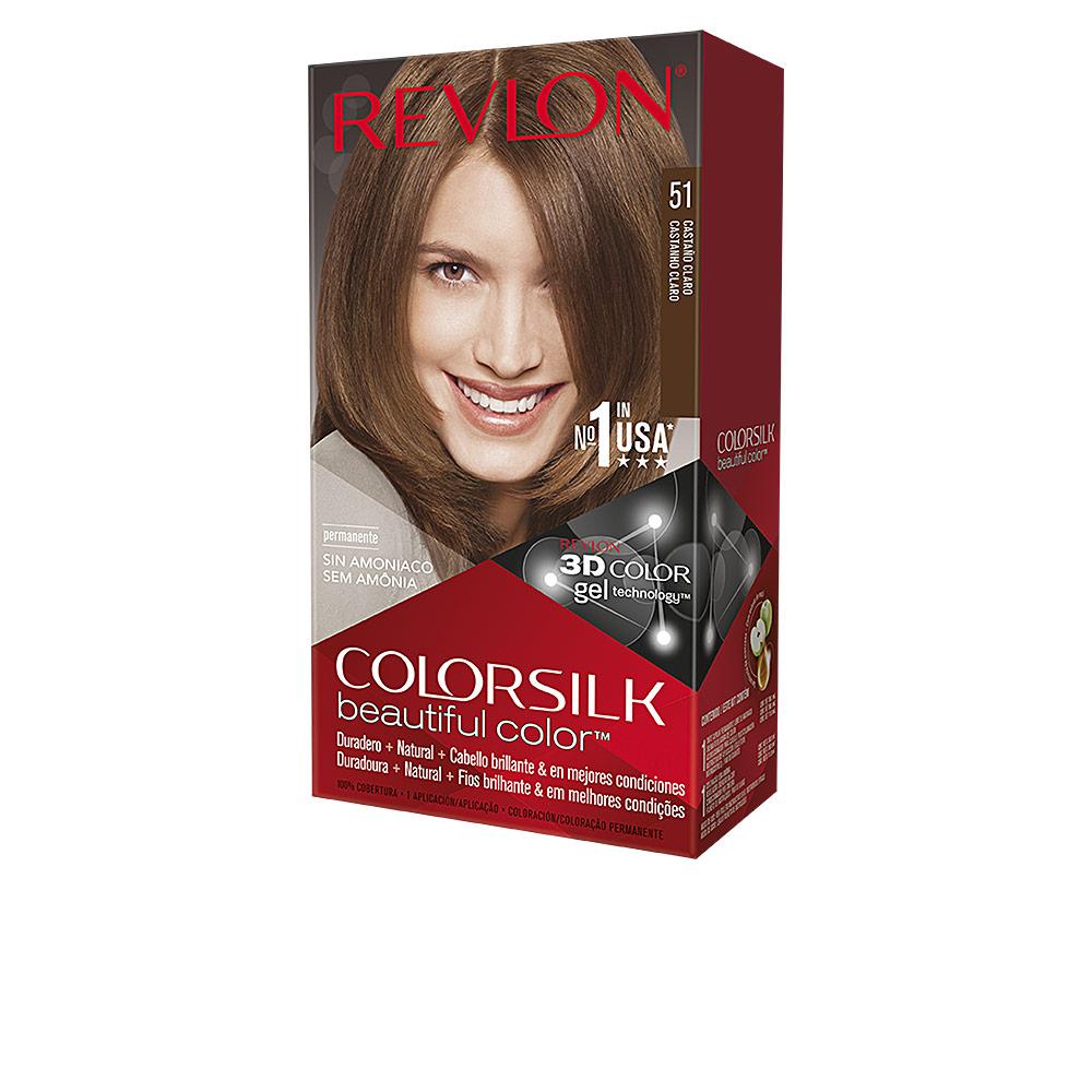 Revlon Mass Market Colorsilk – vopsea de păr, 1 buc. – 51-castaño claro 1 buc.