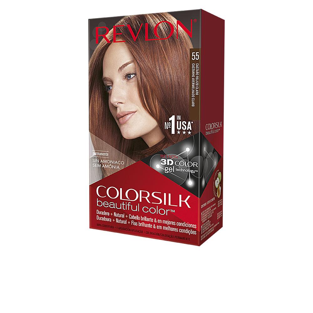 Revlon Mass Market Colorsilk – vopsea de păr, 1 buc. – 55-rojizo claro 1 buc.