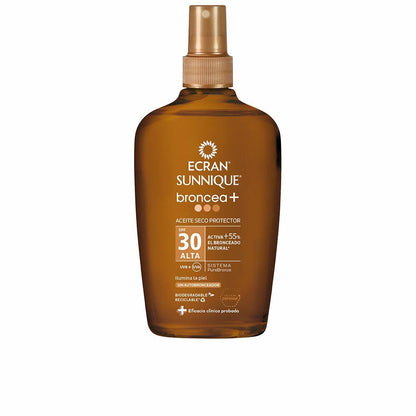 Ecran Sunnique Tanning Oil SPF30 Advanced Purebronze Boost