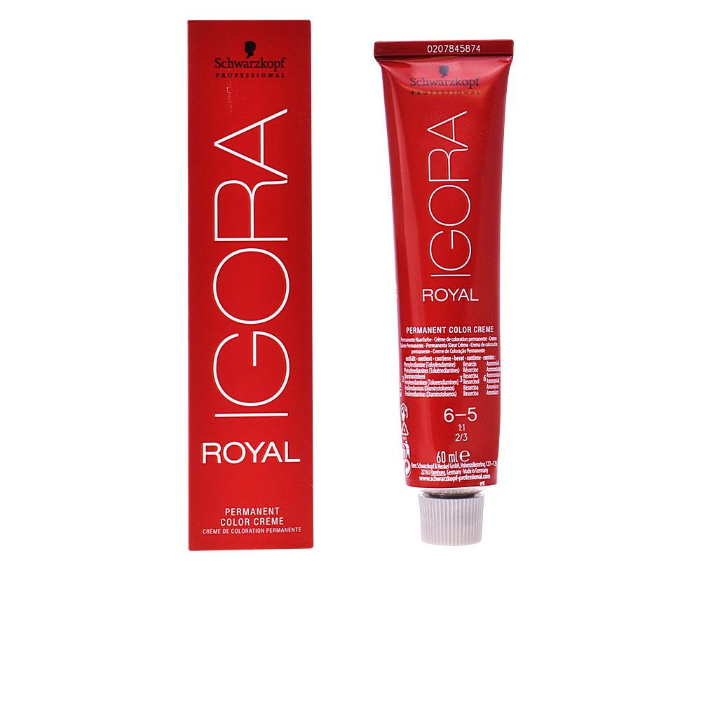 Schwarzkopf Igora Royal – vopsea permanentă pentru păr, 60 ml – 6-5