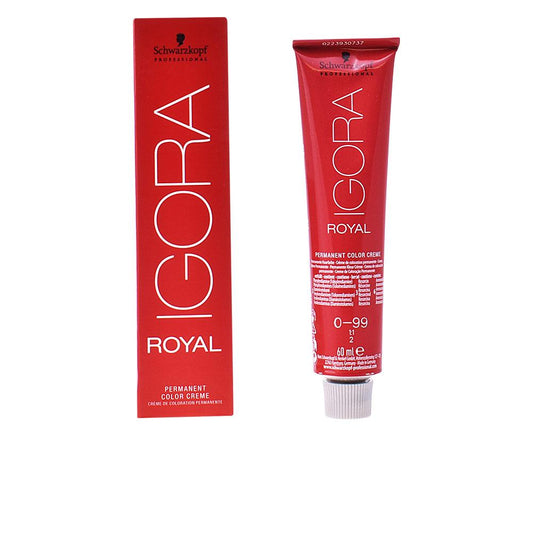 Schwarzkopf Igora Royal – vopsea permanentă pentru păr, 60 ml – 0-99